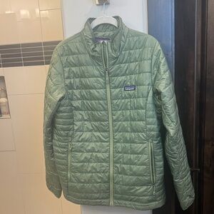 Patagonia Sage Green Puffer Jacket